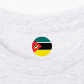 Mosambik-Flagge Etiketten (Befestigt)