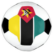 Mosambik-Flagge Fußball (Gedreht)