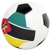 Mosambik-Flagge Fußball (Dreiviertel)