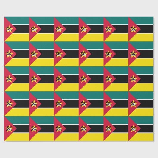 Mosambik-Flagge Geschenkpapier (Flach)