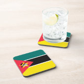 Mosambik-Flagge Getränkeuntersetzer (Rechte Seite)