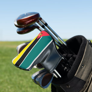Mosambik-Flagge Golf Headcover
