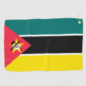 Mosambik-Flagge Golfhandtuch (Horizontal)