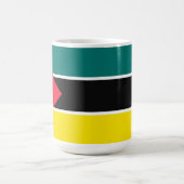 Mosambik-Flagge Kaffeetasse (Mittel)