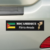 Mosambik-Flagge + Karten-Autoaufkleber Autoaufkleber (Auf Auto)