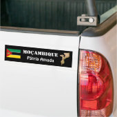 Mosambik-Flagge + Karten-Autoaufkleber Autoaufkleber (Auf Lkw)