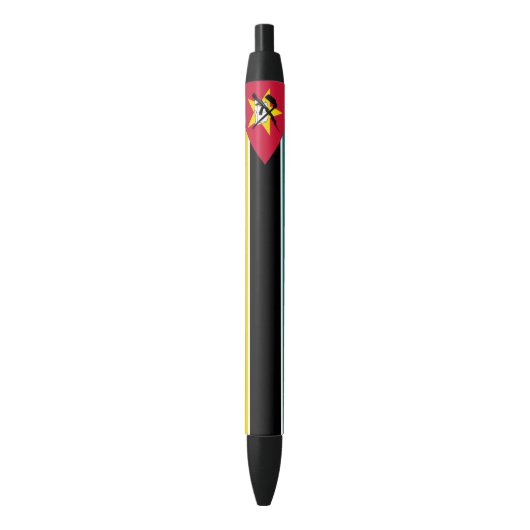 Mosambik-Flagge Kugelschreiber (Vorderseite Vertikal)