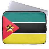 Mosambik-Flagge Laptopschutzhülle (Vorderseite)