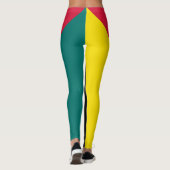 Mosambik-Flagge Leggings (Rückseite)