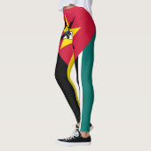 Mosambik-Flagge Leggings (Links)