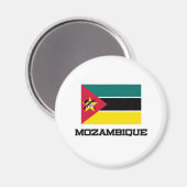 Mosambik-Flagge Magnet (Vorderseite/Rückseite)