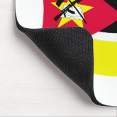Mosambik-Flagge-Mauspad Mousepad (Ecke)