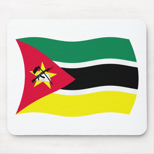 Mosambik-Flagge-Mauspad Mousepad (Vorne)