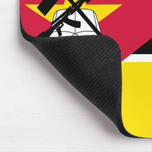 Mosambik-Flagge Mousepad (Ecke)