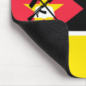 Mosambik-Flagge Mousepad (Ecke)