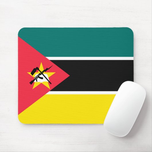 Mosambik-Flagge Mousepad (Mit Mouse)