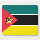 Mosambik-Flagge Mousepad (Vorne)