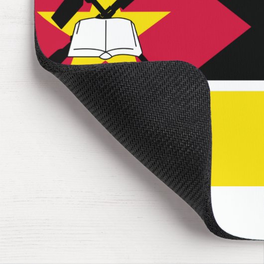 Mosambik-Flagge Mousepad (Ecke)