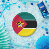 Mosambik-Flagge Pappteller (Party)