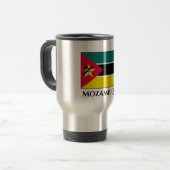 Mosambik-Flagge Reisebecher (Vorderseite Links)