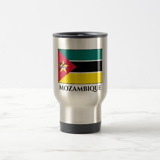 Mosambik-Flagge Reisebecher (Mittel)