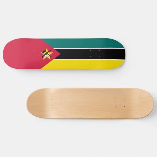 Mosambik-Flagge Skateboard (Horizontal)