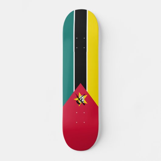 Mosambik-Flagge Skateboard (Vorderseite)