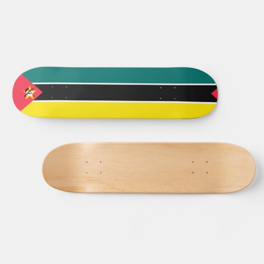 Mosambik-Flagge Skateboard (Horizontal)