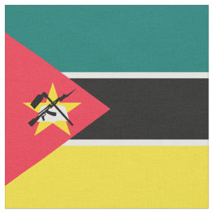 Mosambik-Flagge Stoff