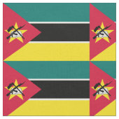 Mosambik-Flagge Stoff (Nahaufnahme)
