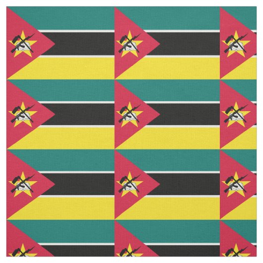 Mosambik-Flagge Stoff (Muster)