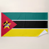 Mosambik-Flagge Strandtuch (Vorderseite)