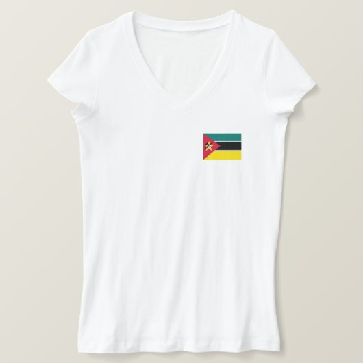 Mosambik-Flagge T-Shirt (Design vorne)