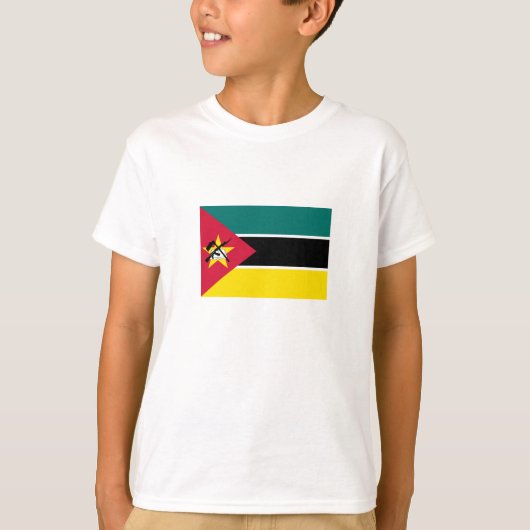 Mosambik-Flagge T-Shirt (Vorderseite)