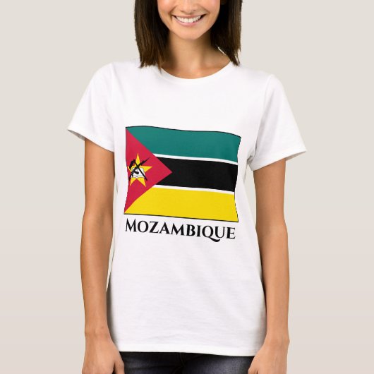 Mosambik-Flagge T-Shirt (Vorderseite)