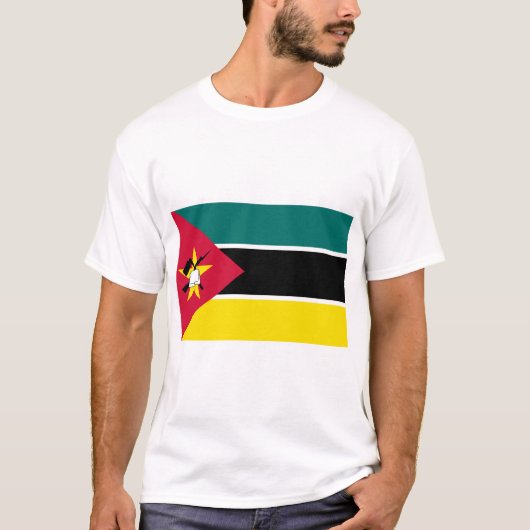 Mosambik-Flagge T-Shirt (Vorderseite)