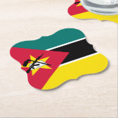 Mosambik-Flagge Untersetzer (angewinkelt)