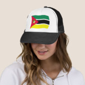 Mosambik-Flaggenhut Truckerkappe (Beispiel)
