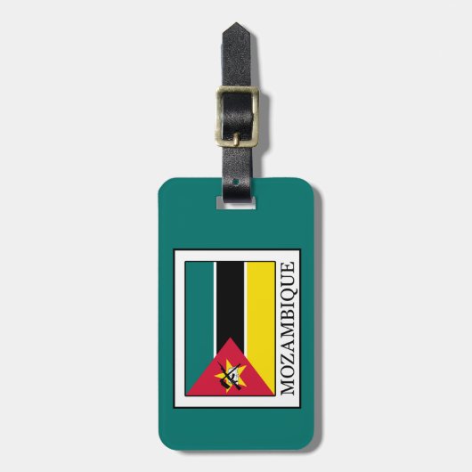 Mosambik Gepäckanhänger (Vorderseite vertikal)