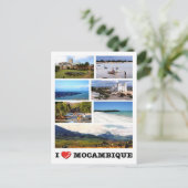 Mosambik - I Liebe - Postkarte (Stehend Vorderseite)