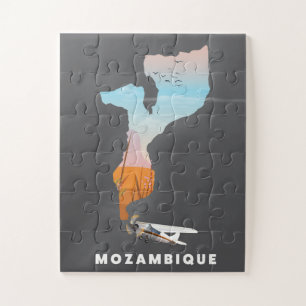 Mosambik-Karte Puzzle