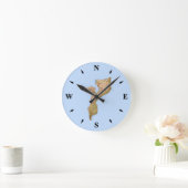 Mosambik-Kartenuhr Runde Wanduhr (Zuhause)
