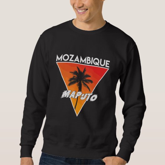 Mosambik mit sonnigen Farben Sweatshirt (Vorderseite)