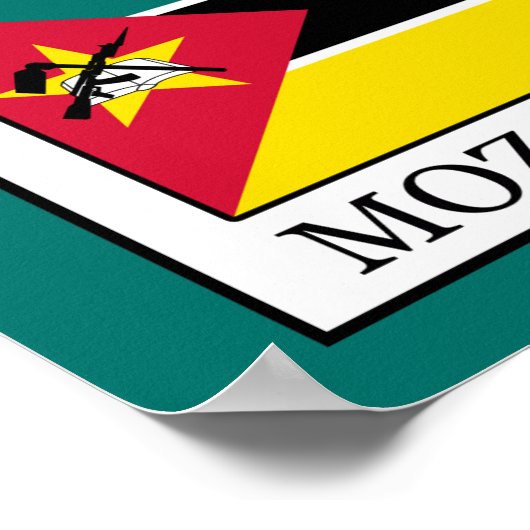 Mosambik Poster (Ecke)