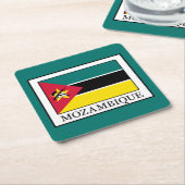 Mosambik Rechteckiger Pappuntersetzer (angewinkelt)