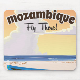 Mosambik Reiseplakat Druck Mousepad
