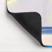 Mosambik Reiseplakatdruck Mousepad (Ecke)