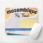Mosambik Reiseplakatdruck Mousepad (Mit Mouse)