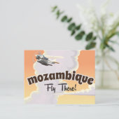 Mosambik Reiseplakatdruck Postkarte (Stehend Vorderseite)