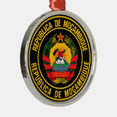 Mosambik RundEmblem Ornament Aus Metall (Rechts)